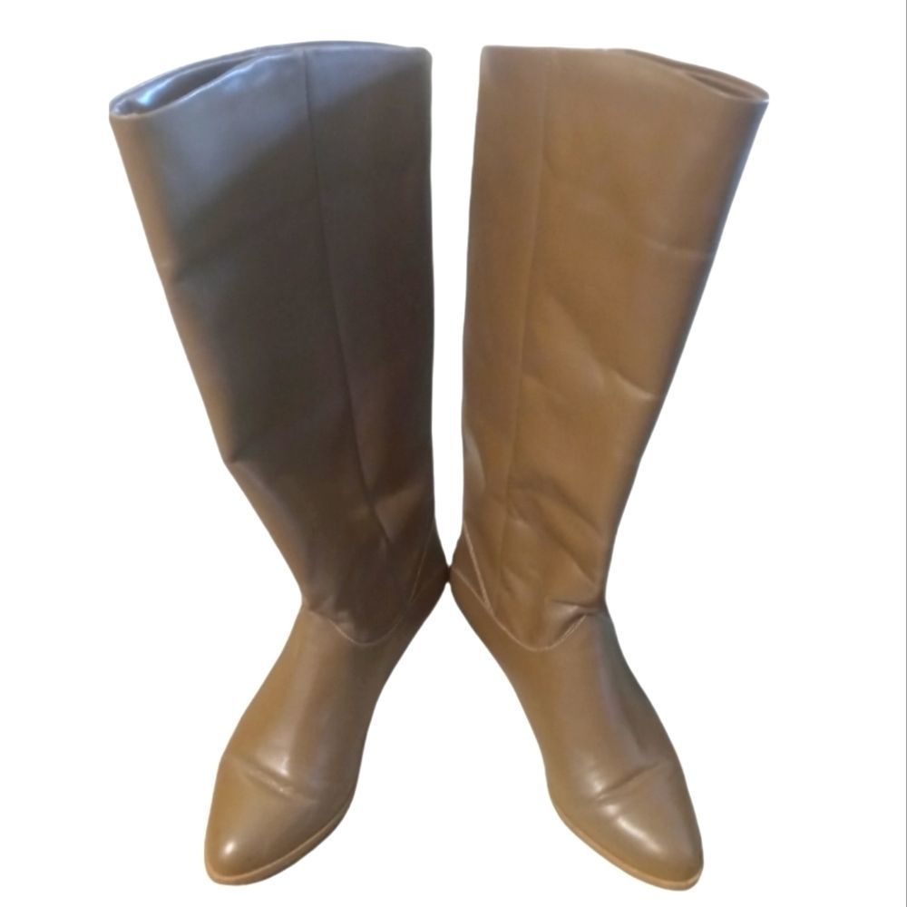 Leather Camel Brown Boots